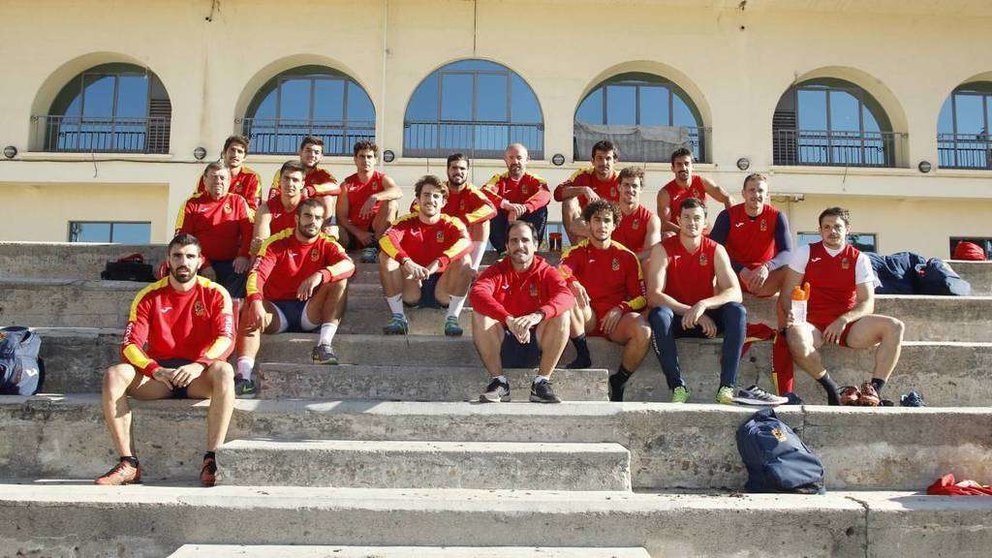 La selección española de rugbi 7 que vendrá a Dubai. (Diario As)