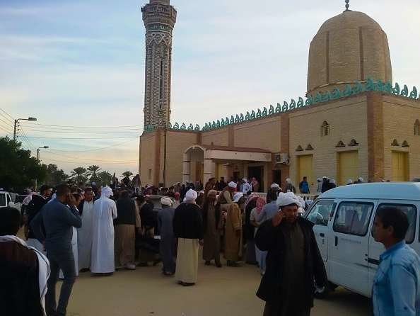 Una imagen de la mezquita donde tuvo lugar el atentado.