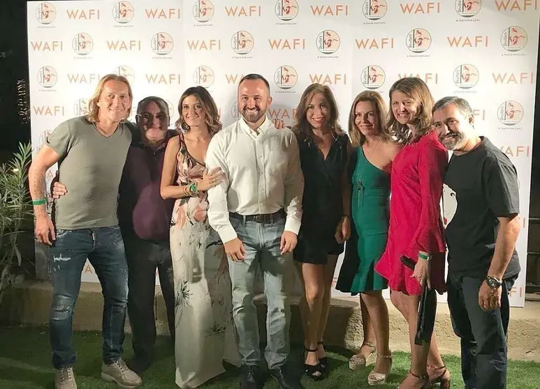 Michel Salgado, Mariano Andrés, Ana Piera, Santiago Jiménez, Vanesa Pérez Garvi  Diana Soto, Tania Marcinova y Mario Nolla. (Cedida)