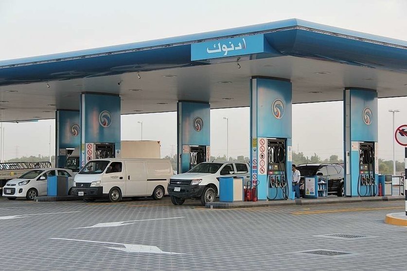 Una gasolinera en una autopista de EAU. (EL CORREO)