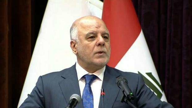 En la imagen de AFP, el primer ministro de Irak, Haidar al Abadi.