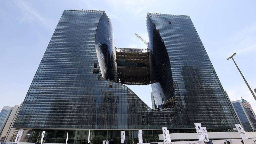 El nuevo edificio Opus se encuentra en Business Bay de Dubai.
