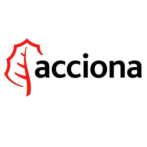 Logo de la empresa española Acciona.