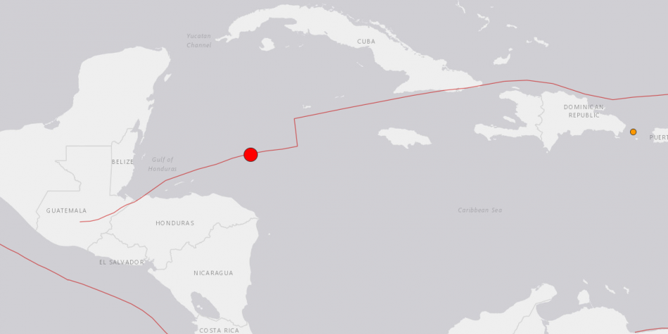 El epicentro del terremoto se situó en el mar.