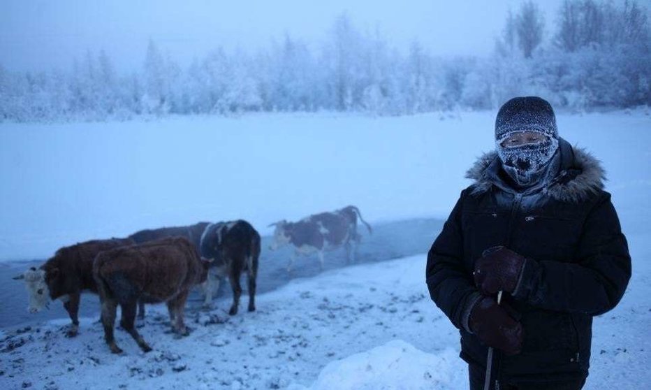 El pueblo ruso de Oimiakon es el lugar más frío del planeta.