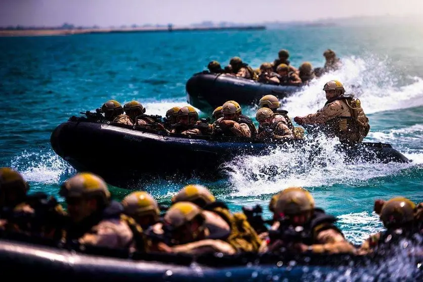 Militares de EAU durante unos ejercicios en Abu Dhabi.