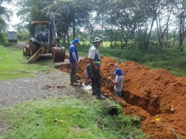 Una imagen de los trabajos realizados en Costa Rica con el dinero donado de EAU.