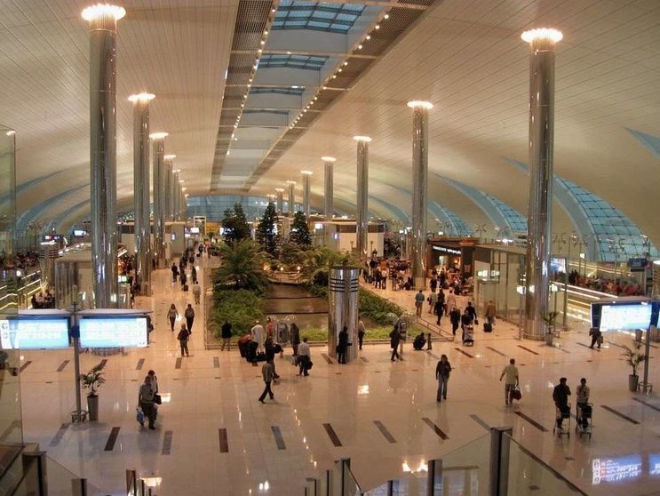 Una imagen del aeropuerto de Dubai.