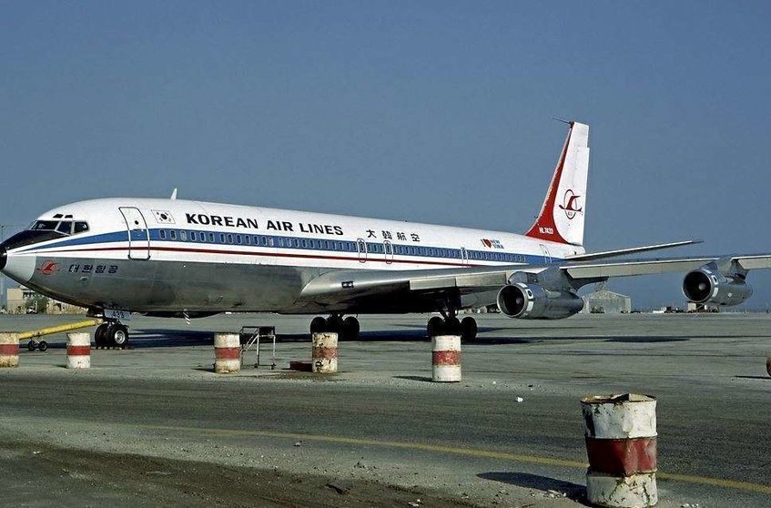 Boeing 707-300C de Korean Air.