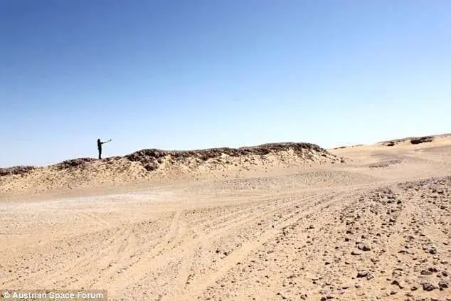 Imagen del desierto de Dhofar donde los científicos prueban tecnología para viajar a Marte. 