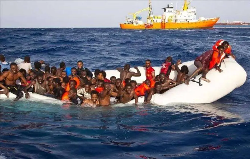 Migrantes en el Mar Rojo.