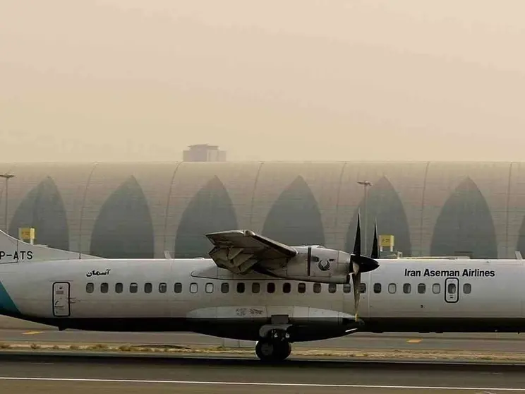 En la imagen de AFP, una aeronave de Aseman en el Aeropuerto de Dubai en 2008.