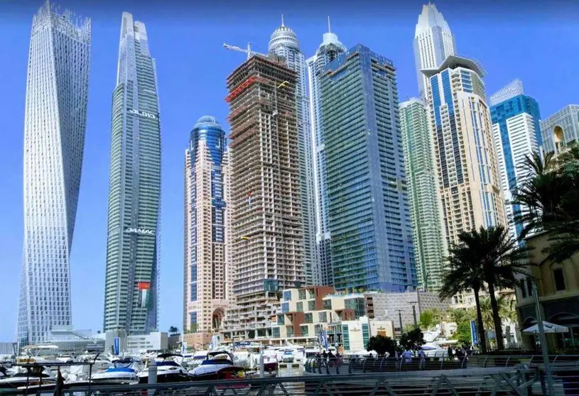 Una imagen de Dubai Marina. (EL CORREO)