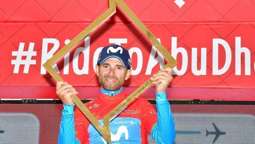 Alejandro Valverde, ganador del Abu Dhabi Tour 2018.