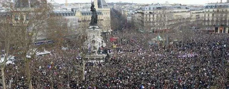 La Plaza de la República en París.