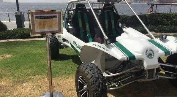 Quadbike de la Policía de Dubai.