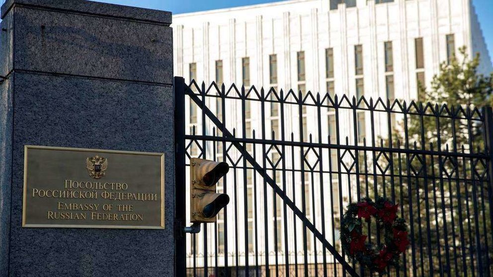 Embajada de Rusia en Washington. (EFE)