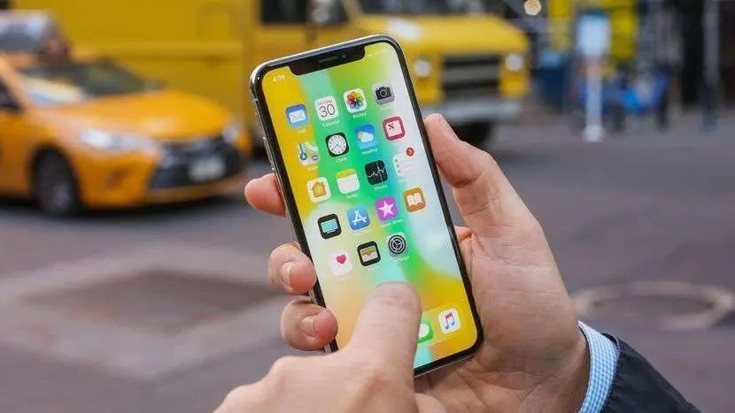 El elegante dispositivo de Apple Iphone X.