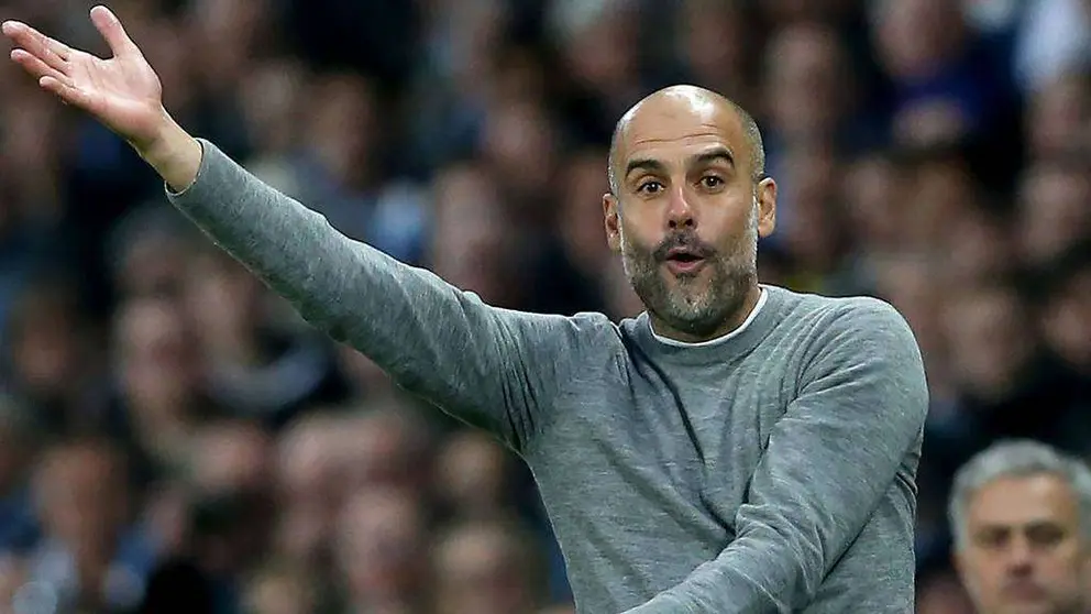 El técnico catalán Pep Guardiola,