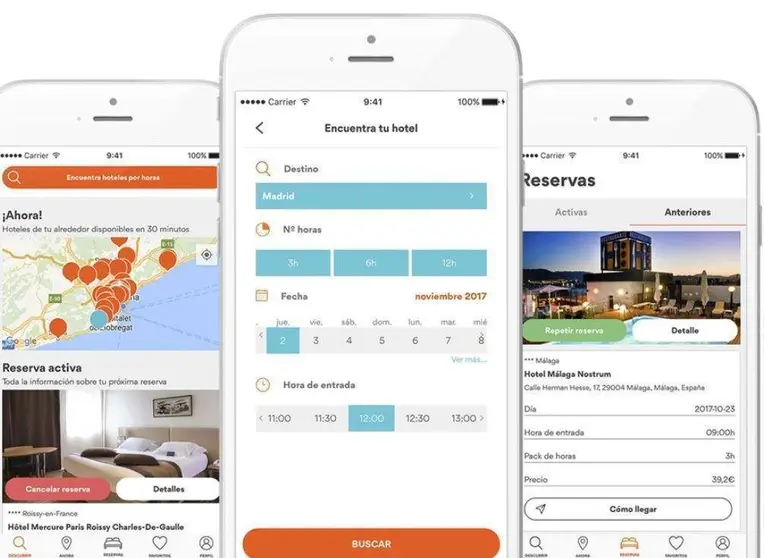 La aplicación permite un ahorro a la hora de reservar hotel.