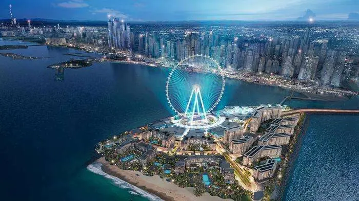 Recreación del proyecto de Bluewater Island en Dubai. (Meraas)