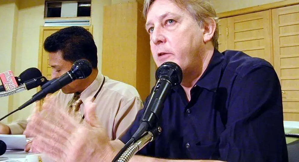 Martin Griffiths, durante una intervención.