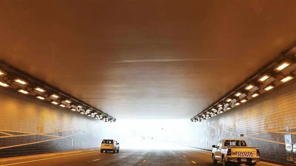 El túnel de ocho carriles en Sheikh Rashid Road.