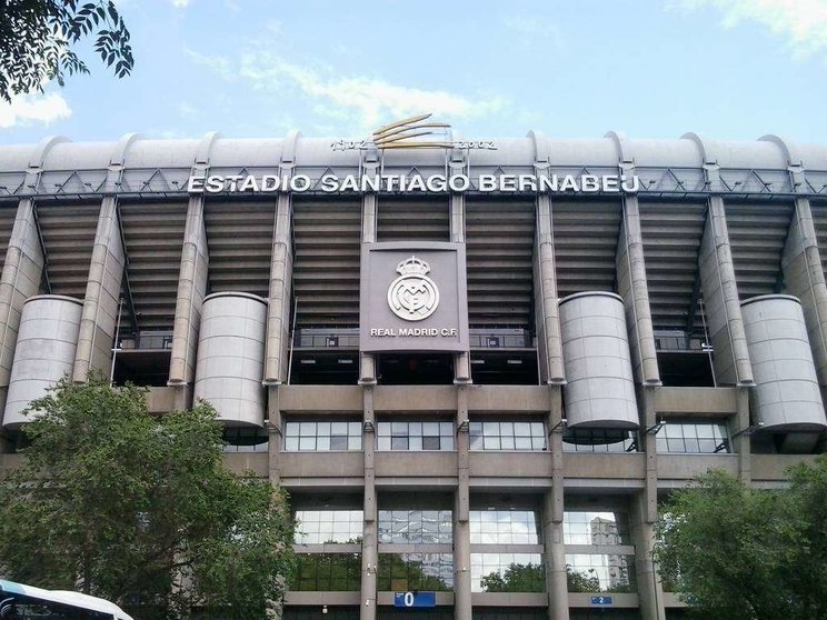 Imagen del estadio Santiago Bernabéu en Madrid. 