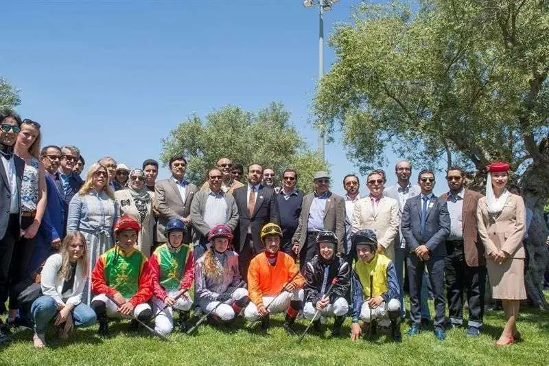 Un momento de la celebración en el hipódromo de Dos Hermanas. EFE