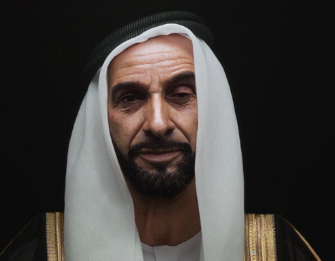 Imagen de Sheikh Zayed recreada por la productora NDP.