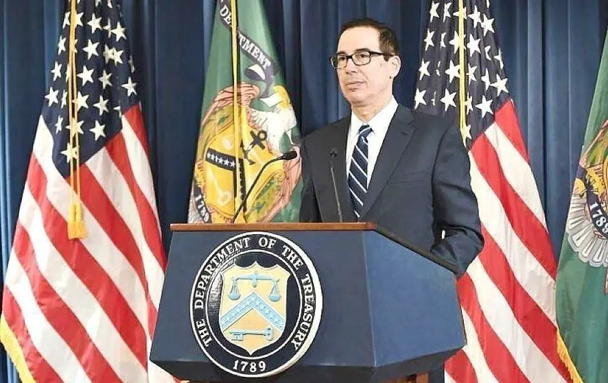 El secretario del Tesoro de EEUU, Steven T. Mnuchin, ha agradecido a Emiratos su colaboración en la operación contra la financiación del terrorismo. (@stevenmnuchin)