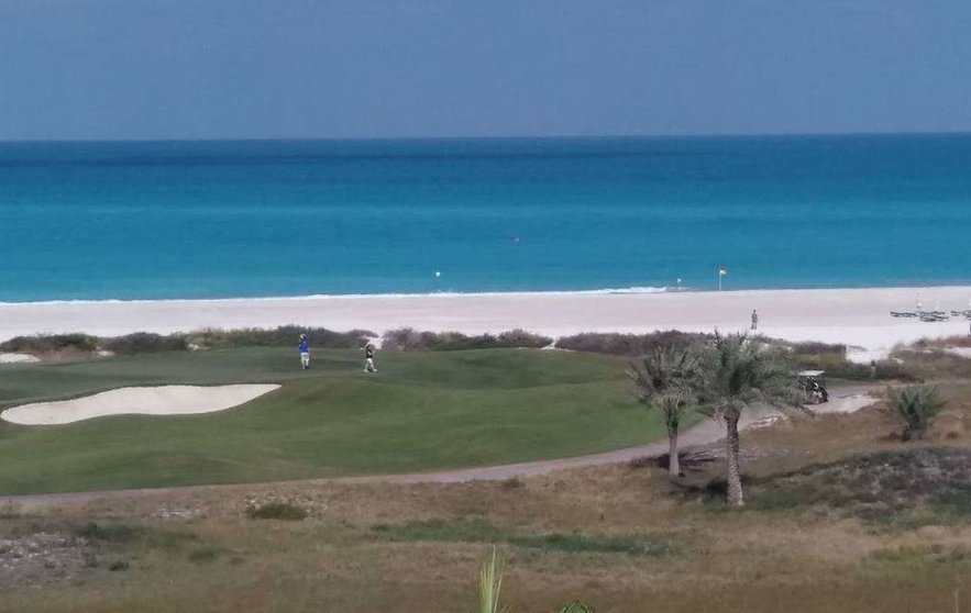 Una imagen de la playa de Saadiyat en Abu Dhabi. (EL CORREO)