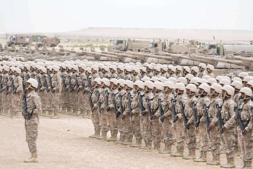 Soldados de Emiratos Árabes Unidos.