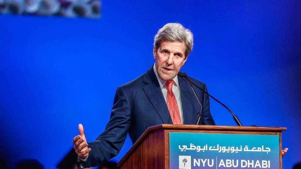 En la imagen de The National, el exsecretario de Estado de EEUU, John Kerry.