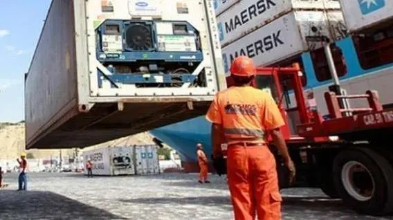 Una imagen de la terminal de un puerto peruano.