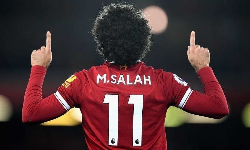 El egipcio Salah futbolista del Liverpool.