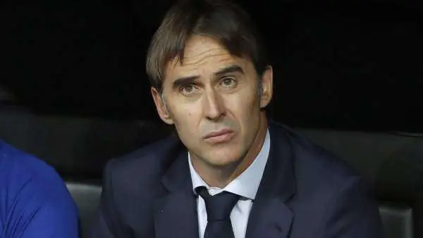 En la imagen de EFE, el entrenador de la selección española, julen Lopetegui.