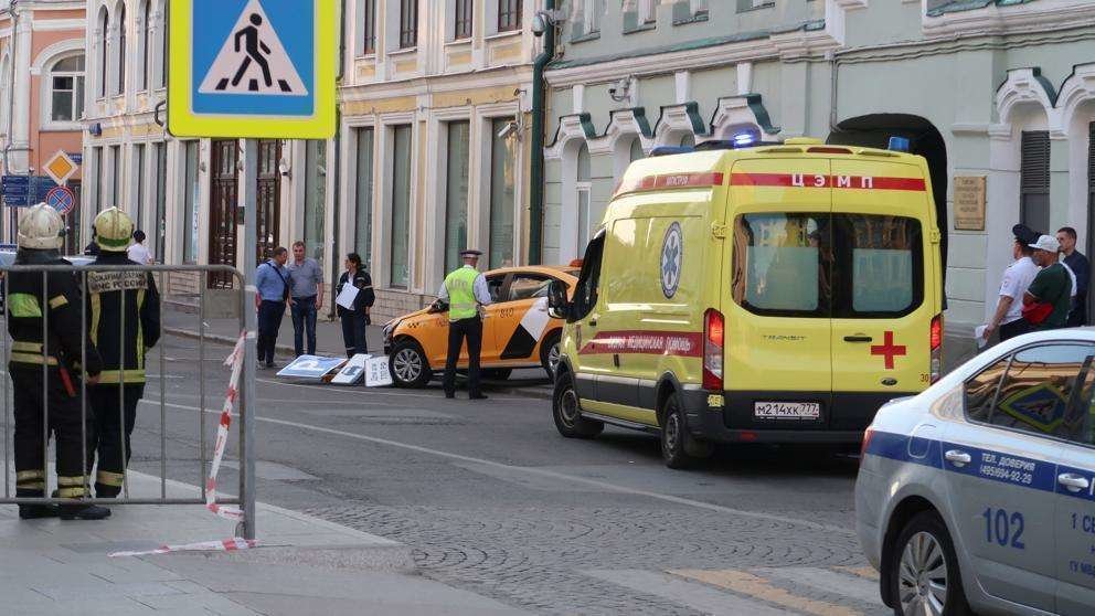 En la imagen de Reuters, el lugar en Moscú donde ocurrió el atropello.