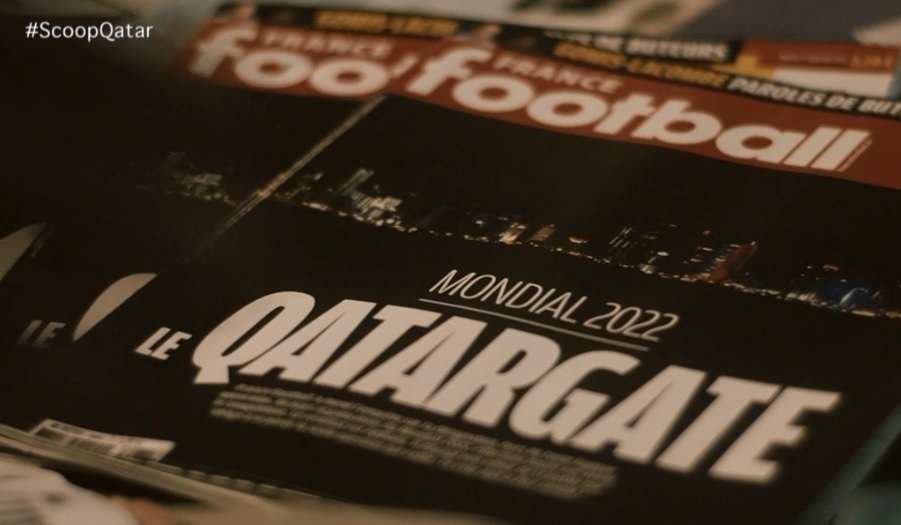 Un fotograma del programa de La Sexta que muestra la portada de France Football dedicada al 'Qatargate'.
