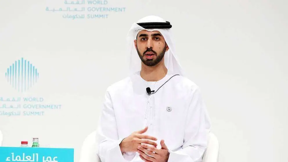 Omar Bin Sultan Al Olama, ministro de Estado para Inteligencia Artificial de EAU. (The National)