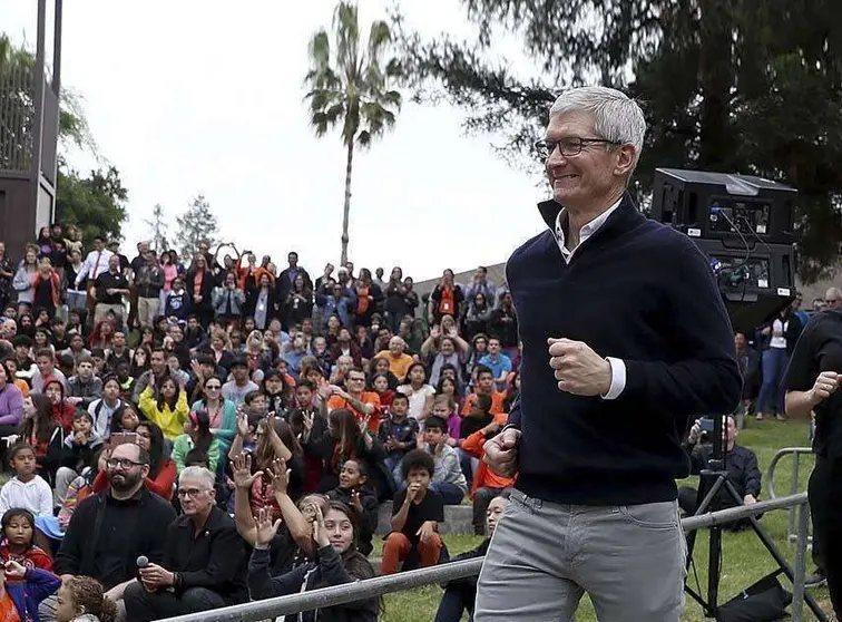 Tim Cook, director ejecutivo de Apple.