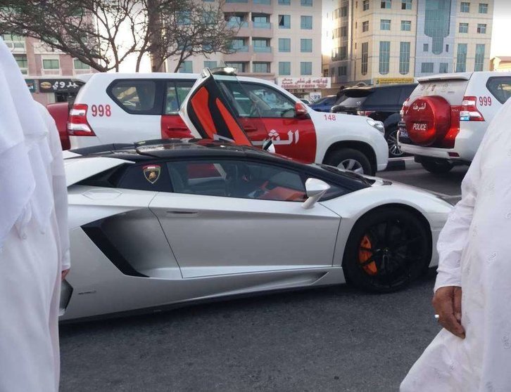Un Lamborghini en las calles de Emiratos Árabes. (EL CORREO)