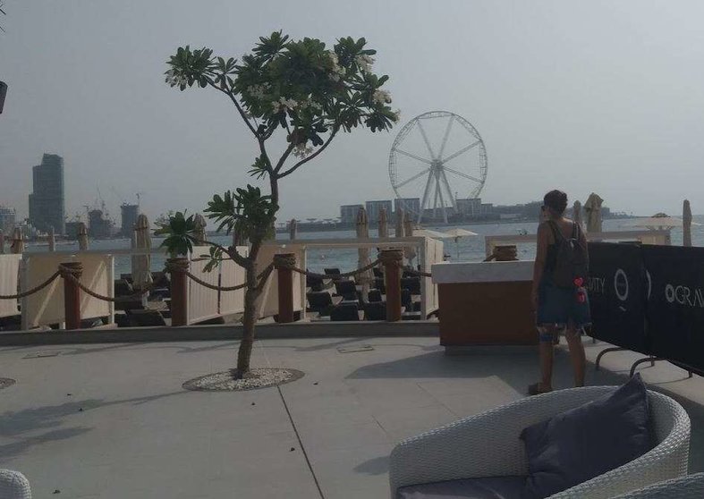Un club de playa en Dubai Marina. (EL CORREO)