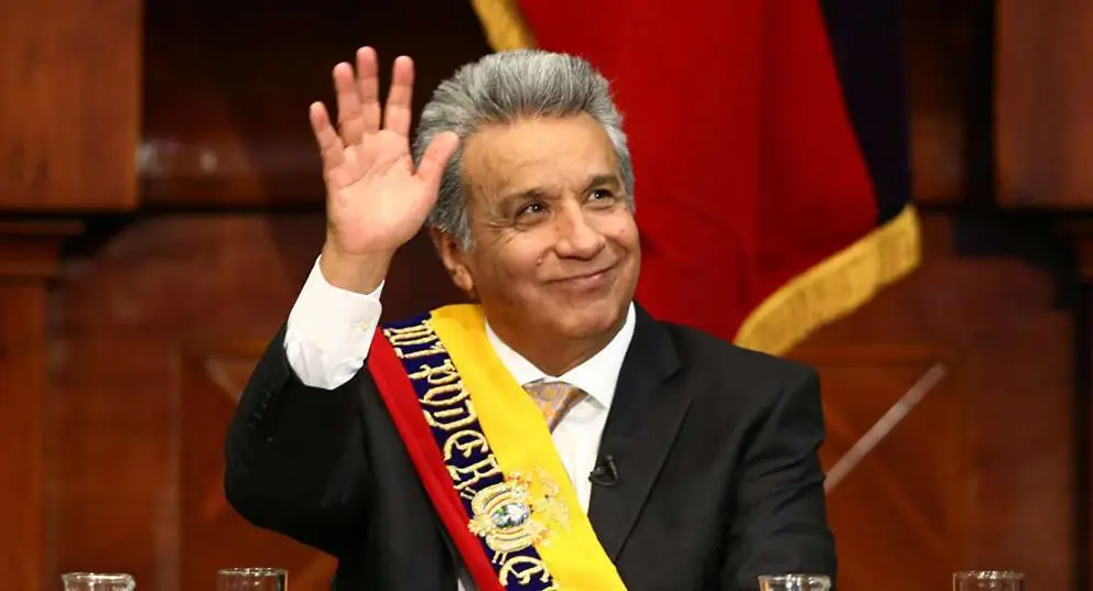 Lenín Moreno, presidente de Ecuador.