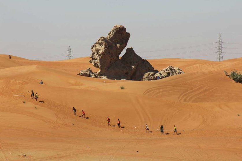 El desierto de Meilha en Sharjah unas de las zonas más calurosas del país.