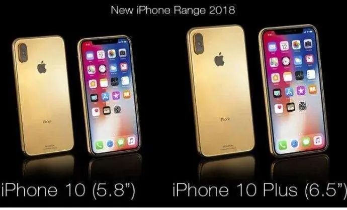 El iPhone X disponible con un baño de oro.