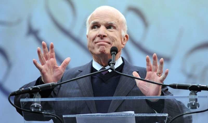 El senador republicano John McCain.