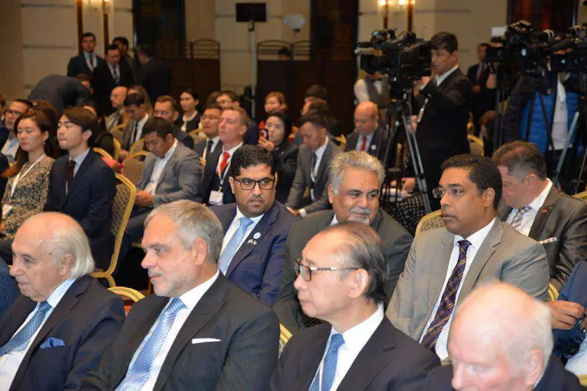 Inauguración de la conferencia internacional contra las pruebas nucleares en Astana. (WAM)