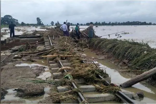 Inundaciones en Myanmar. (WAM)