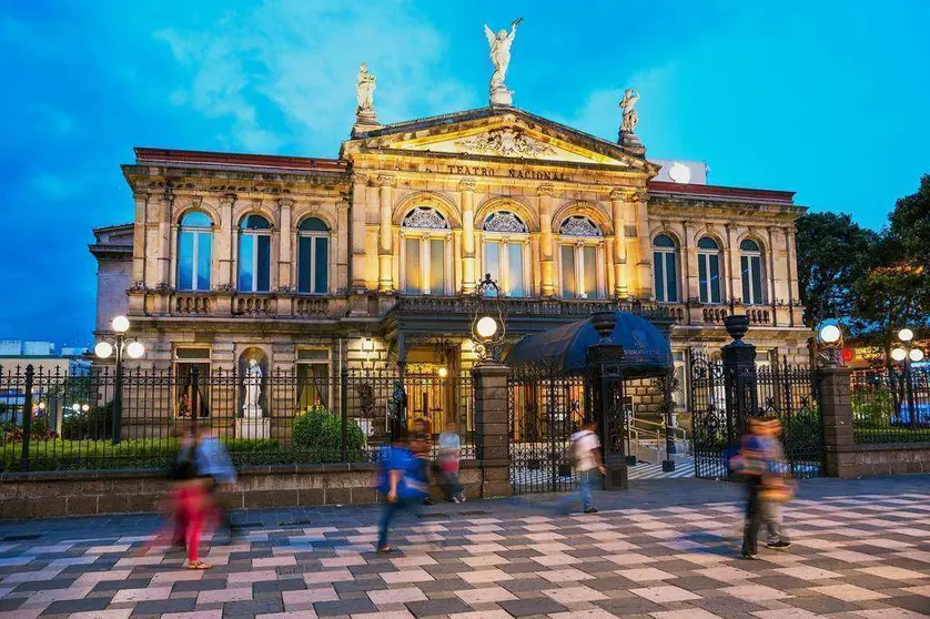 El Teatro Nacional en San José.